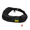 thumbnail image 1 of Lifesaving Pro Premium Manual Inflatable Belt Pack PFD Waist Inflate Life Jacket and Vests with Zippered Storage Pocket for Adult, Black Color, 1 of 5