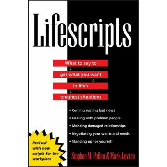 Pre-Owned Lifescripts: What to Say to Get What You Want in Life's Toughest Situations ?With CDROM| (Paperback) 0471643769 9780471643760