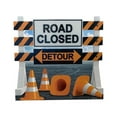 thumbnail image 1 of Lifesize Road Closed Detour Sign Cardboard Cutout Standup, 1 of 3