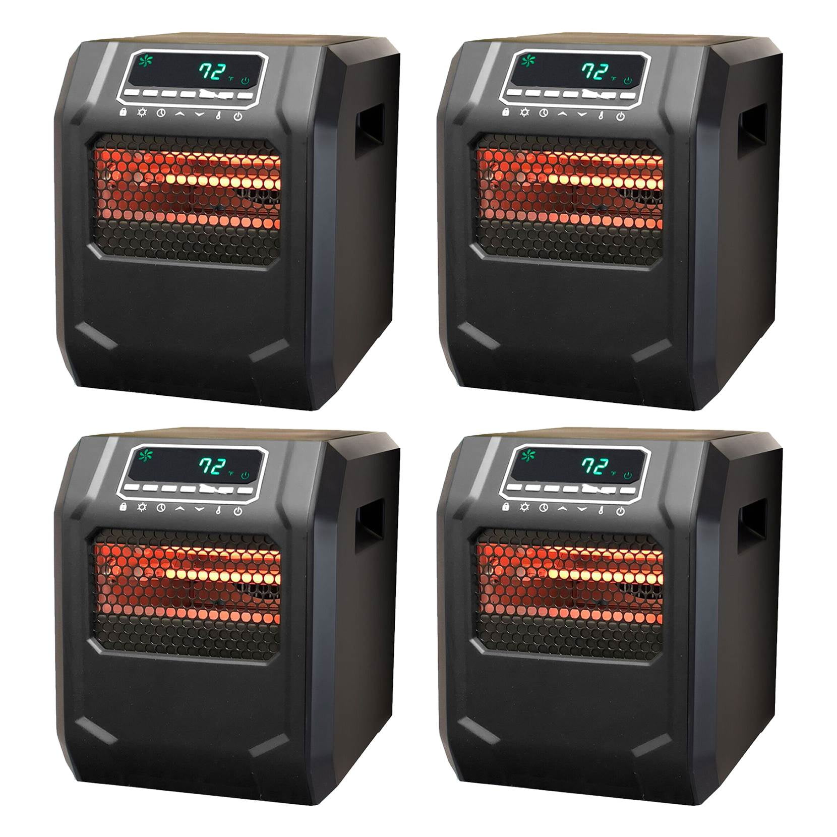 Lifesmart Indoor 4-Element Quartz Infrared Electric Large Room Space ...