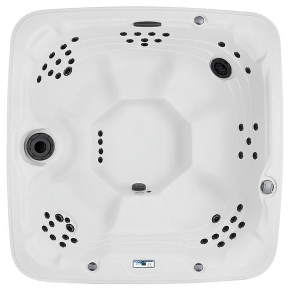 Lifesmart Coronado (LS600DX) Hot Tub - 7 Person, 65-Jet, 220v, Arctic White/ Espresso Brown