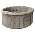 thumbnail image 1 of LifeSmart 4-Person 13-Jet Plug & Play Round Hot Tub with Thermal Cover, Sand, 1 of 12