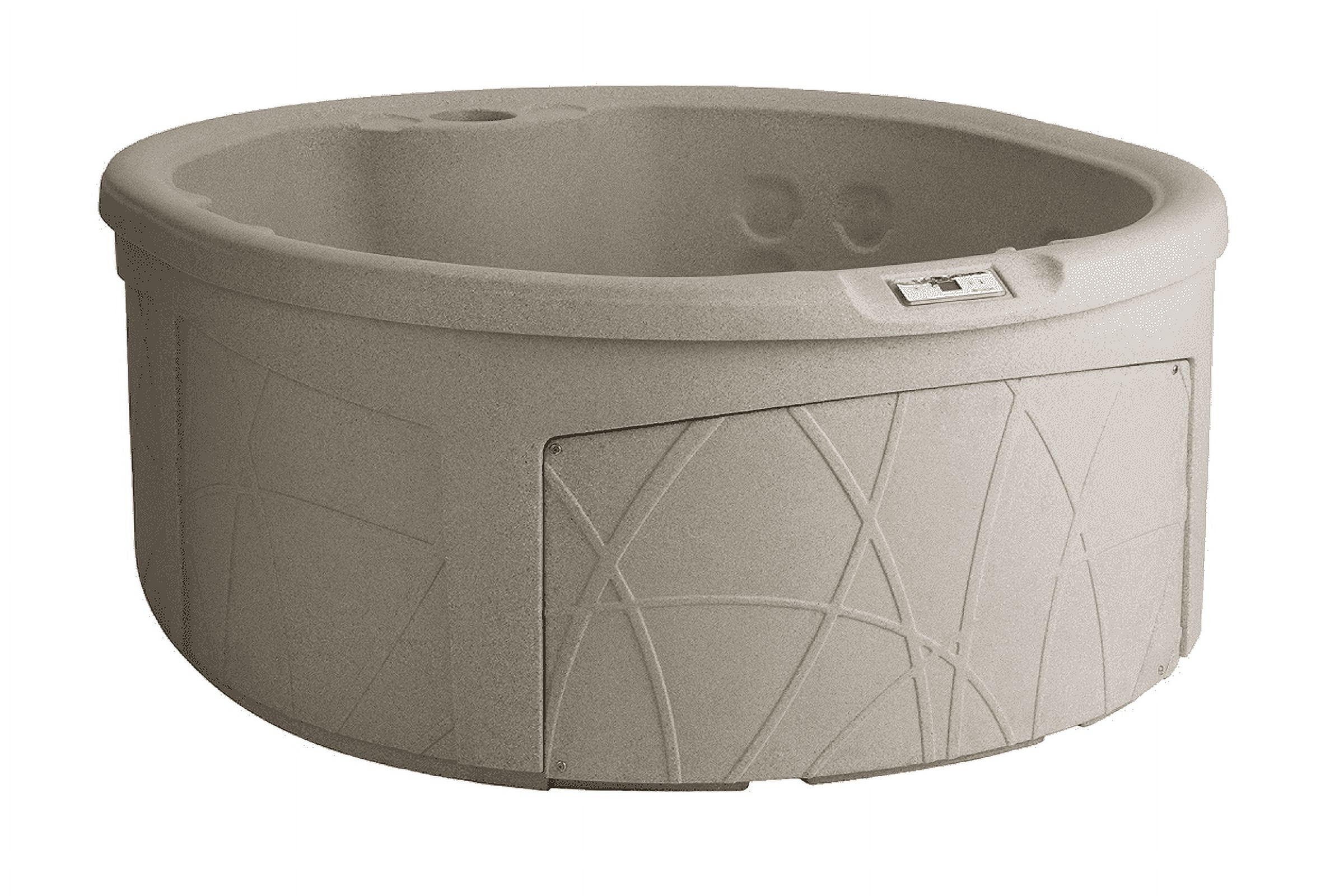 Sand Circular 4-Person 13-Jet Plug and Play Hot Tub