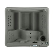 Lifesmart LS350DX 5-Person Outdoor Patio Hot Tub Spa W/ 28 Jets & Cover, Taupe