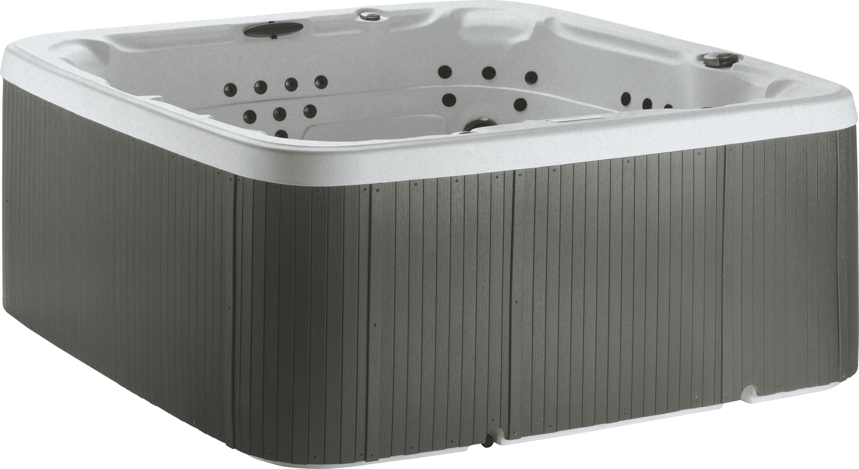 Lifesmart LS700DX Hot Tub - 7 Person, 90-Jet, 220-Volt, Sea Salt/ Coastal Gray