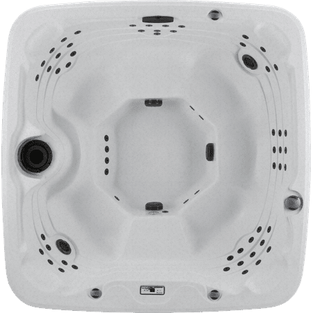 Lifesmart LS700DX Hot Tub - 7 Person, 90-Jet, 220-Volt, Sea Salt/ Coastal Gray