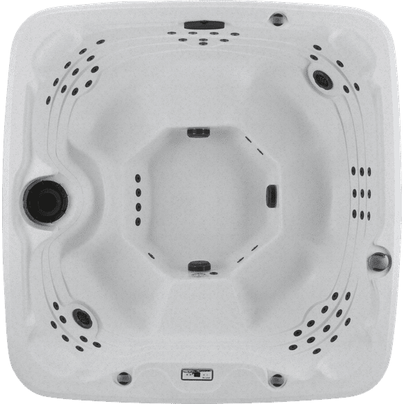 Lifesmart LS700DX Hot Tub - 7 Person, 90-Jet, 220-Volt, Sea Salt/ Coastal Gray