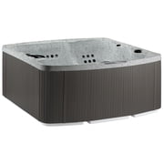 Lifesmart Leganza 6-Person, 230V Hot Tub Spa w/90 Jets in Sea Salt/Coastal Gray