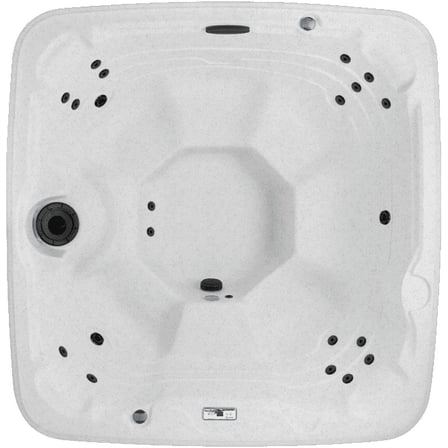 Lifesmart LS450DX Hot Tub - 7 Person, 22-Jet, Plug & Play Spa, Sea Salt/ Espresso Brown