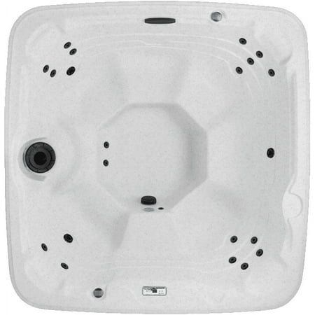 Lifesmart LS450DX Hot Tub - 7 Person, 22-Jet, Plug & Play Spa, Sea Salt/ Espresso Brown