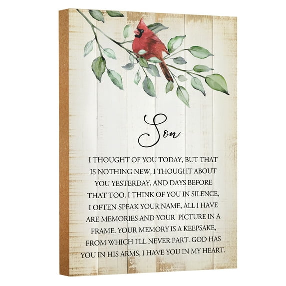 Lifesong Milestones Red Cardinal Tabletop Decor for Memorial Gifts