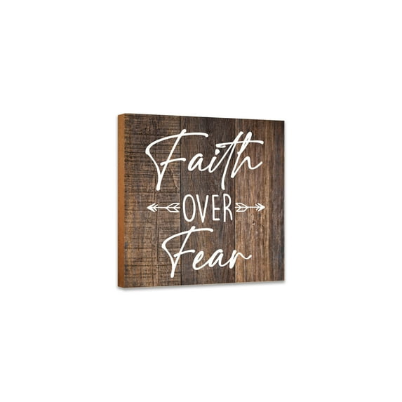 Lifesong Milestones Rustic Christian Signs for Tabletop & Shelf Décor