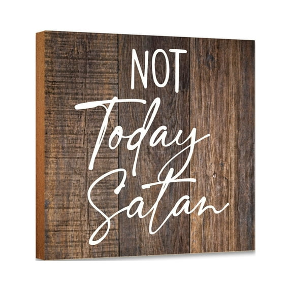 Lifesong Milestones Rustic Christian Signs for Tabletop & Shelf Décor