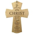thumbnail image 1 of Lifesong Milestones Wood Hanging Maple Mini Cross for Christian Home Decorations, 1 of 7