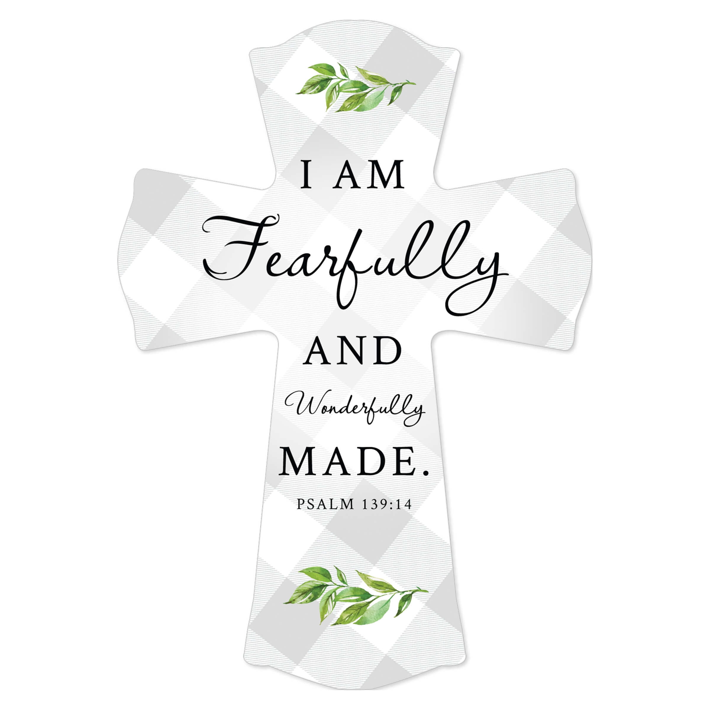 Lifesong Milestones Wooden Wall Cross Inspirational Hanging Signs Home ...