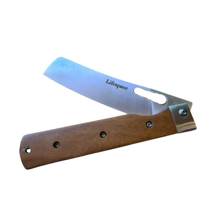 Lifespace 440A Stainless Steel Folding Japanese Chef Knife - Fantastic  outdoor knife 