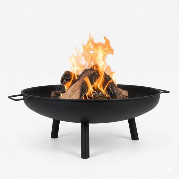 Lifespace Premium 23in Bowl Firepit with Convenient Handles