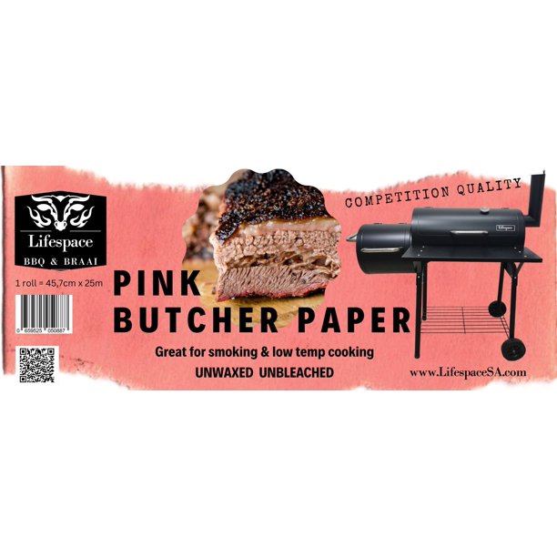Lifespace Premium Pink Butcher Paper Competition Quality 27 yard