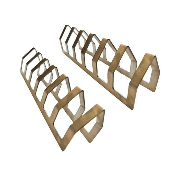 Lifespace Premium Stainless Steel Chop or Rib Rack - 6 Slot - Lifespace