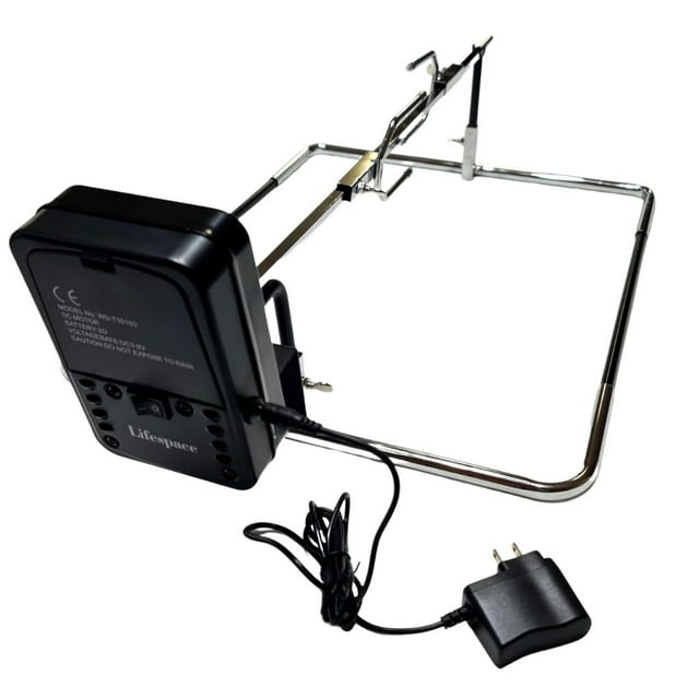 Lifespace Rotisserie Grill Kit with Lifespace Motor & 110v Adapter