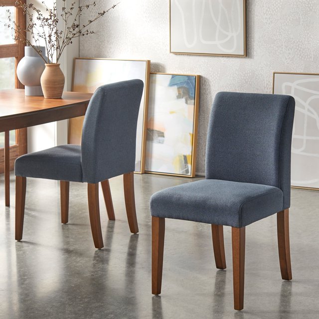 Lifestorey Zane Parsons Dining Chair (Set of 2) Slate Blue