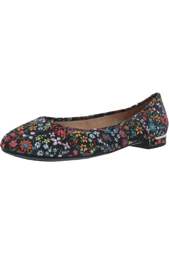Vivienne Women's Lightweight Printed Slip On Ballet Flats