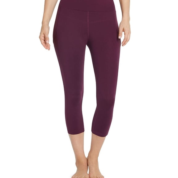 Lifestyle and Movement Womens Emma Core Compression Athletic Pants, Purple, Small