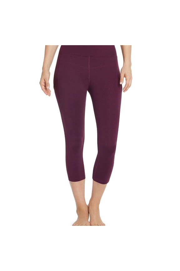 Womens Emma Core Compression Athletic Pants, Purple, Small
