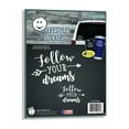 thumbnail image 1 of Lifestyle Follow Your Dreams Car Stickers, Outdoor Rated Vinyl Sticker Decals, 4 Stickers, 1 of 1