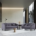 thumbnail image 1 of Lifestyle Furniture 2 Pieces Modular Sectional Sofa Set, Living Room Furniture Modern Style Button Microfiber Couch, 1 of 1