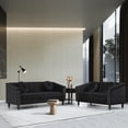 thumbnail image 1 of Lifestyle Furniture 2 Pieces Modular Sectional Sofa Set, Living Room Furniture Modern Style Button Microfiber Couch, 1 of 1