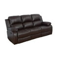 thumbnail image 1 of Lifestyle Furniture LGS2900-S Odessa Reclining Sofa- Dark Brown - 40 x 82 x 37 in., 1 of 1