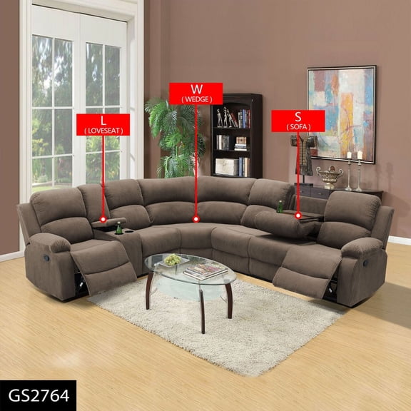 Lifestyle Furnitures Max Power Recliner Living Room Set for Living Room, Dormitory, Guest House, Playroom, Airbnb,Apartment