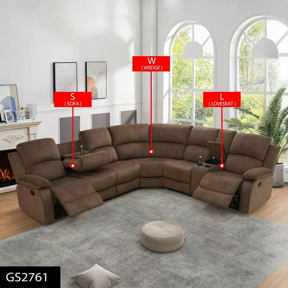 Lifestyle Furnitures Max Power Recliner Living Room Set for Living Room, Dormitory, Guest House, Playroom, Airbnb,Apartment