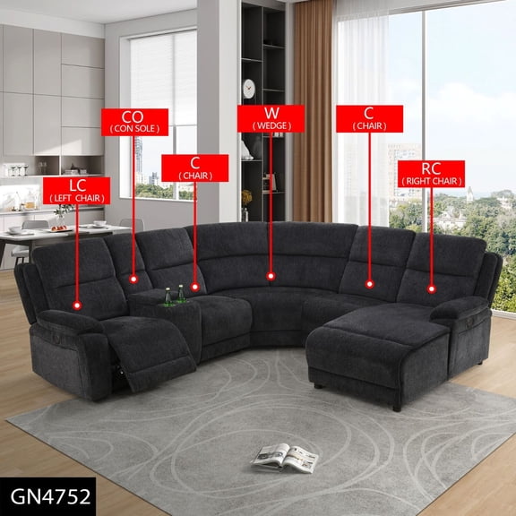 Lifestyle Furnitures Max Power Recliner Living Room Set for Living Room, Dormitory, Guest House, Playroom, Airbnb,Apartment