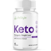 Lifestyle Keto - Ketogenic Weight Loss - Energy & Focus Boosting Dietary Supplements for Weight Management & Metabolism - Advanced Fat Burn Raspberry Ketones Pills - 60 Capsules 1 Pack
