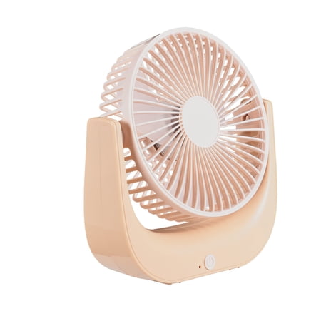 Incipio Rechargeable Portable USB Desk Fan with 3-Speed Settings, Adjustable Tilt Head, Great for Home or Office