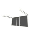 thumbnail image 1 of Lifestyle Screens 10'x7' White Frame; 17x20 White PVC-coated Polyester Fabric, 1 of 7