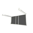 thumbnail image 1 of Lifestyle Screens 16'x7' Brownstone Frame; 18x14 Charcoal Fiberglass Mesh, 1 of 7