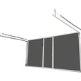 thumbnail image 1 of Lifestyle Screens Garage Door Screen; 6’ W x 8' H; Brownstone Frame; Black 17x20 PVC-coated Polyester Fabric; with Passage Door, 1 of 6