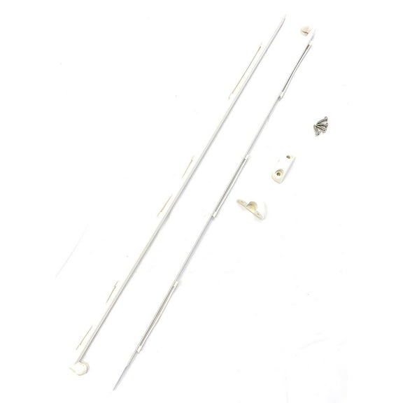 Lifestyle Screens Retractable Passage Door Locks; White