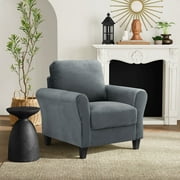 Lifestyle Solutions Alexa Club Chair, Gray Fabric