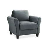 Lifestyle Solutions Alexa Club Chair, Gray Fabric - Walmart.com
