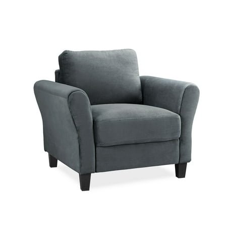 Lifestyle Solutions Alexa Club Chair, Gray Fabric