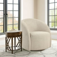 Lifestyle Solutions Briars Art Deco Style Swivel Accent Chair only 7.00: eDeal Info