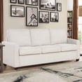 thumbnail image 1 of Lifestyle Solutions Jenson Sofa with Sleeper, Cream Fabric, 1 of 8