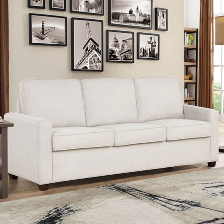 Lifestyle Solutions Jenson Sofa with Sleeper, Cream Fabric