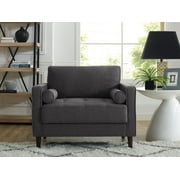 Lifestyle Solutions Lorelei Oversized Chair, Heather Gray Fabric