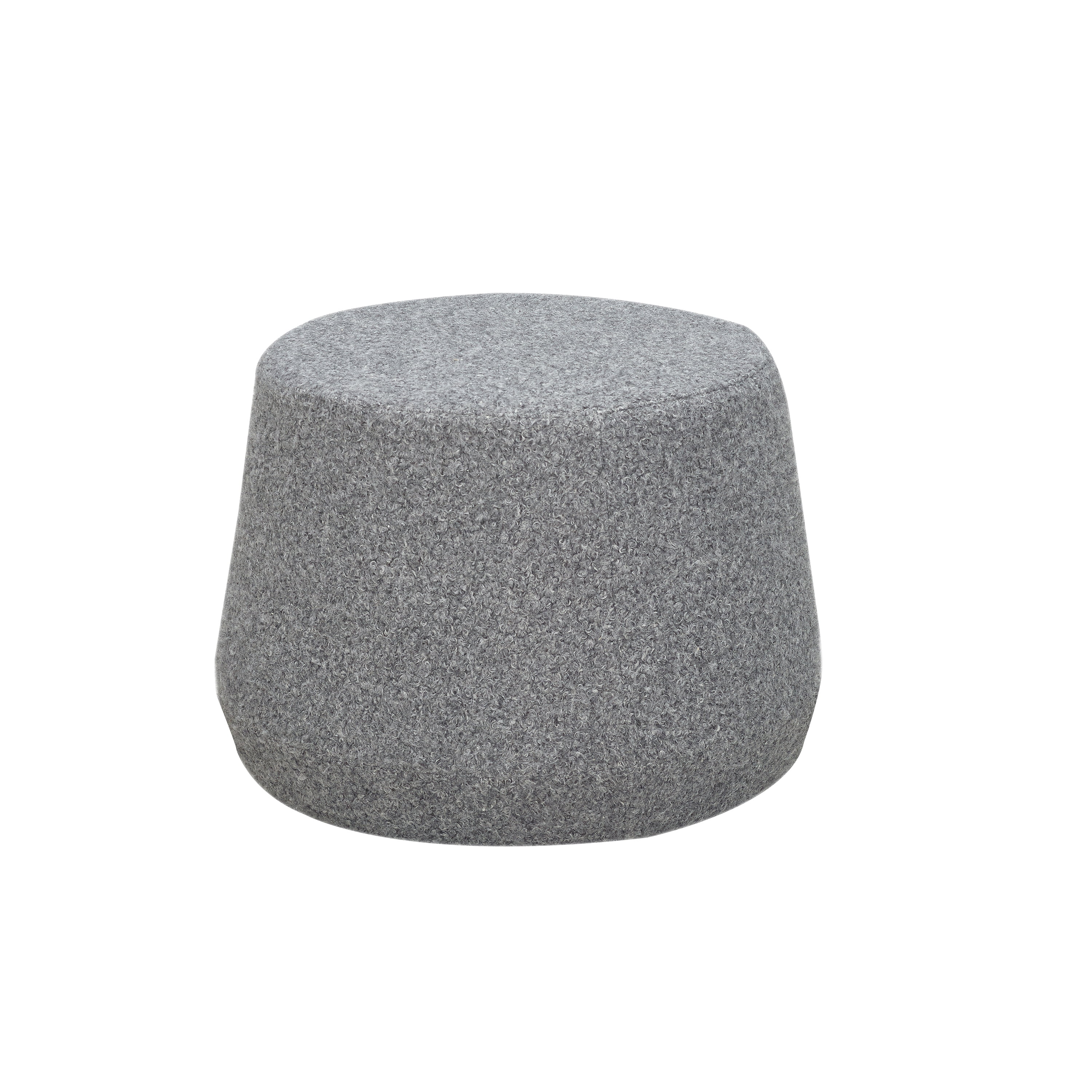 Nathan James Payton Foldable Cube Storage Ottoman Footrest and Seat with Gray Fabric Walmart