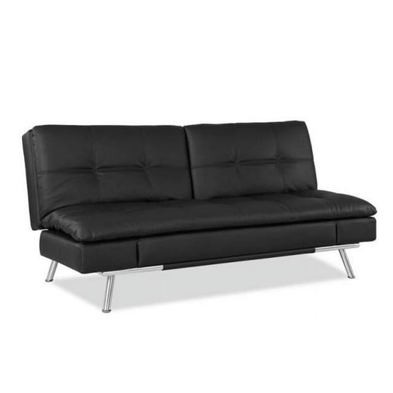 Lifestyle Solutions SCMDM-S3L15BK-B Matrix Convertible Sofa, Black